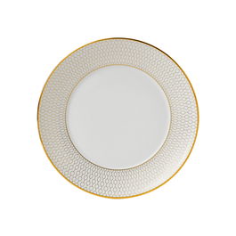 Wedgwood Plato Pastas Arris-Gio Gold 17 cm (4 Unidades) Bone China